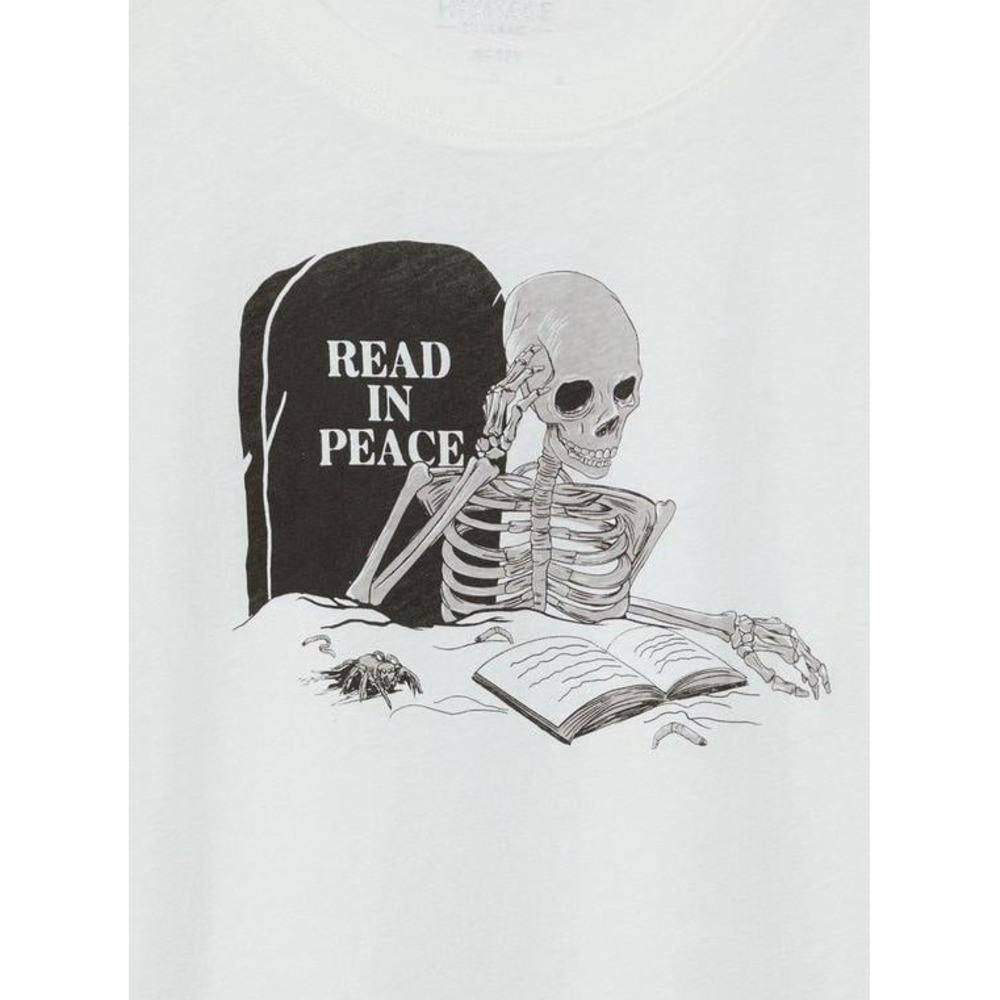 NWT Torrid Read In Peace Classic Heritage Jersey Crew Tee‎ 1X